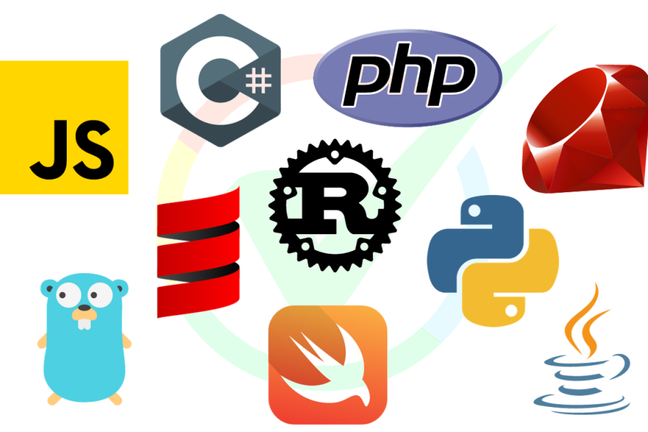 Logos de différents langages de programmation